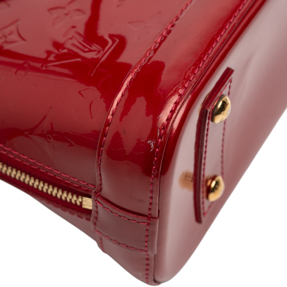 Pre-Loved Louis Vuitton Monogram Vernis Alma BB - Picture 10 of 11